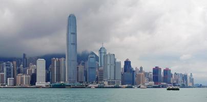 skyline van hong kong foto