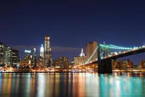 brooklyn bridge, manhattan, new york city foto