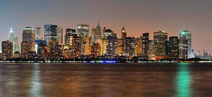 New York City Manhattan schemering panorama foto