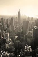 Empire State Building zwart en wit foto