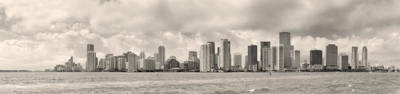Miami zwart-wit foto