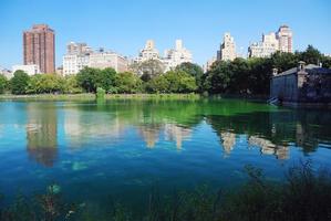 new york city central park manhattan skyline foto