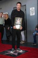 los angeles, 25 jan - david duchovny bij de david duchovny hollywood walk of fame ster ceremonie in het fox theater op 25 januari 2016 in los angeles, ca foto