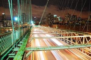 New york city brooklyn bridge foto