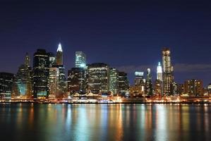 manhattan 's nachts in new york city