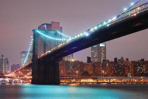 brooklyn bridge, new york city foto