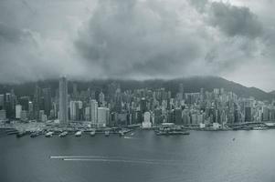 Luchtfoto van hong kong foto