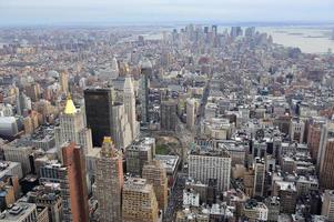 New York City Manhattan skyline van het centrum foto