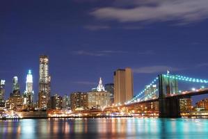 skyline van new york city manhattan foto