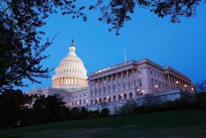 ons capitol hill gebouw panorama, washington dc foto