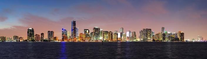 Miami nachtscène foto