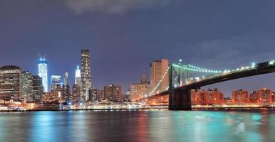 New york city brooklyn bridge foto