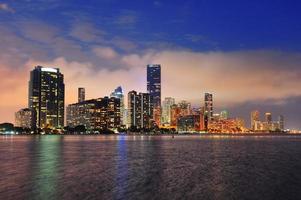 Miami nachtscène foto