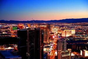 Las Vegas zonsondergang foto