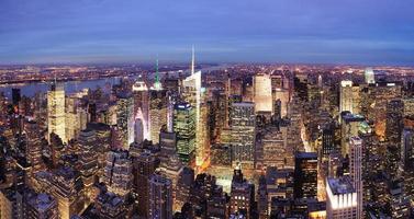 New York City Manhattan Times Square nacht foto