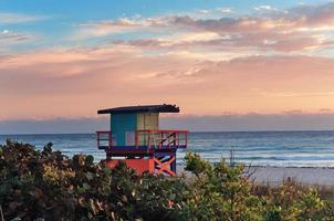 Miami South Beach zonsopgang foto