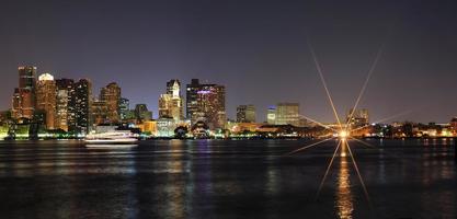 uitzicht op de skyline van boston foto