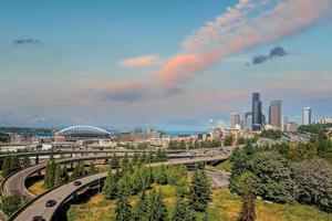 Seattle City Downtown skyline stadsgezicht van de staat Washington in de V.S foto