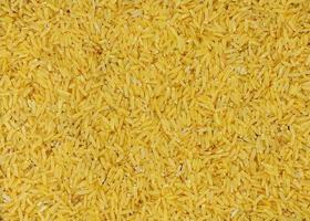 close up bruine rijst.