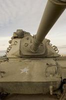 onheilspellende tank, close-up