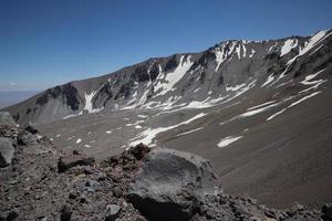 top van de berg erciyes in kayseri, turkije foto