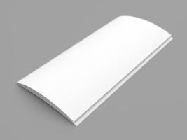 folder blanco gevouwen wit papier brochure