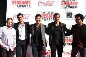 los angeles, 17 feb - casper vandien, mortal kombat 2 cast dir arriveert bij de 2013 streamy awards in het hollywood palladium op 17 februari 2013 in los angeles, ca foto