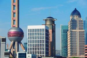 uitzicht op de skyline van shanghai