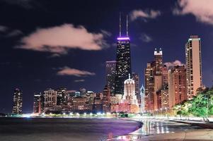 uitzicht op de stad chicago foto