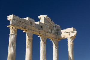 Apollo-tempel aan de zijkant foto