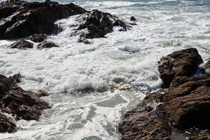 golven beuken over de Portugese kust foto