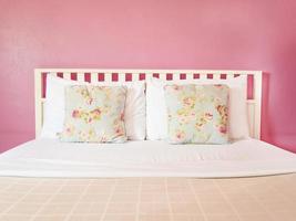 roze paar slaapkamer foto