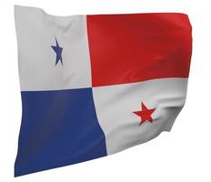 panama vlag geïsoleerd foto