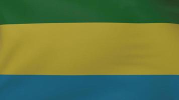 Gabon vlag textuur foto