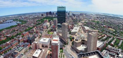 boston panoramisch uitzicht foto