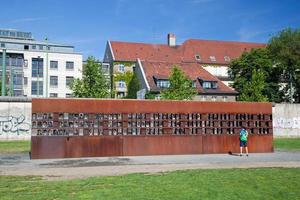 berlijn, duitsland, 2022 - Berlijnse muur gedenkteken foto