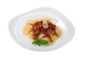 pasta bolognese schotel foto