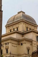 synagoge en het joodse getto in rome, italië foto