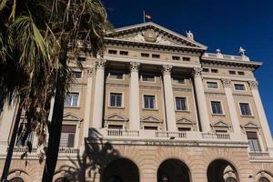 de bouw van de militaire regering. barcelona, catalonië, spanje foto