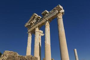 Apollo-tempel aan de zijkant foto