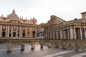 basilica di san pietro, vaticaan, rome, italië foto