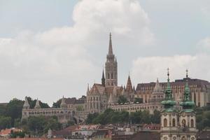 Matthiaskerk in Boedapest, Hongarije foto