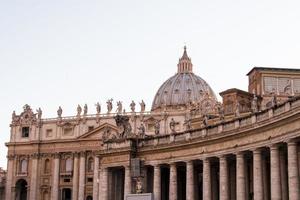 basilica di san pietro, vaticaan, rome, italië foto