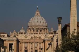 basilica di san pietro, vaticaan, rome, italië foto