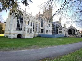 gloucester in het Verenigd Koninkrijk in april 2021. een uitzicht op de kathedraal van Gloucester foto