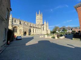 gloucester in het Verenigd Koninkrijk in april 2021. een uitzicht op de kathedraal van Gloucester foto
