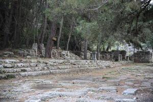 phaselis-ruïnes in turkije foto