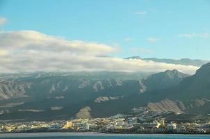 uitzicht op tenerife zuid foto