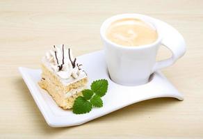 koffie met cake foto