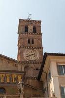 st. maria in trastevere, rome, italië foto